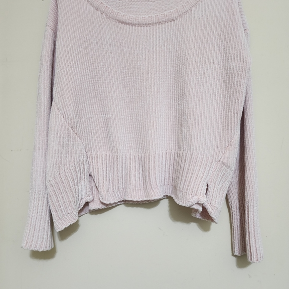 MM by My Michelle Oversized Soft Chenille Pullover Sweater Large Pink - Picture 7 of 11